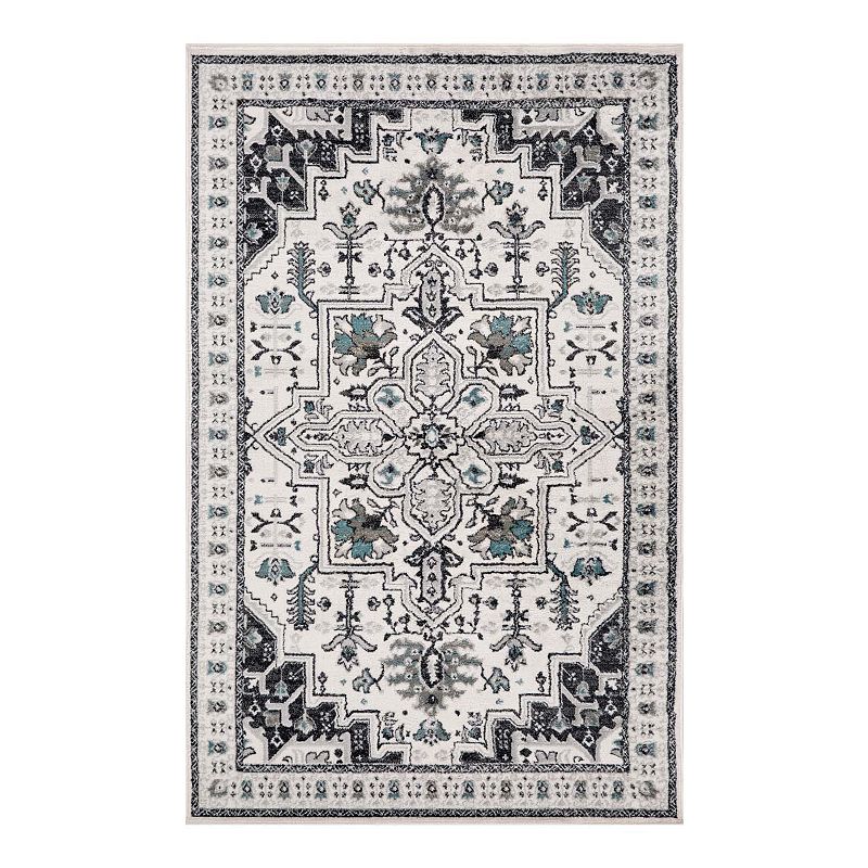 Superior Einsgrove Southwestern Tribal Medallion Rivulet Indoor Area Rug