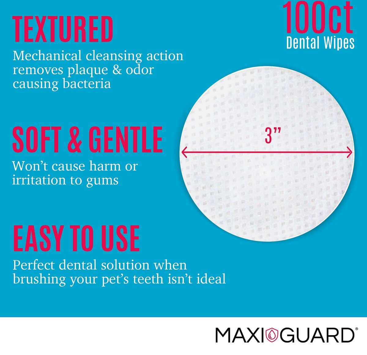 MAXI/GUARD Pet Dental Wipes