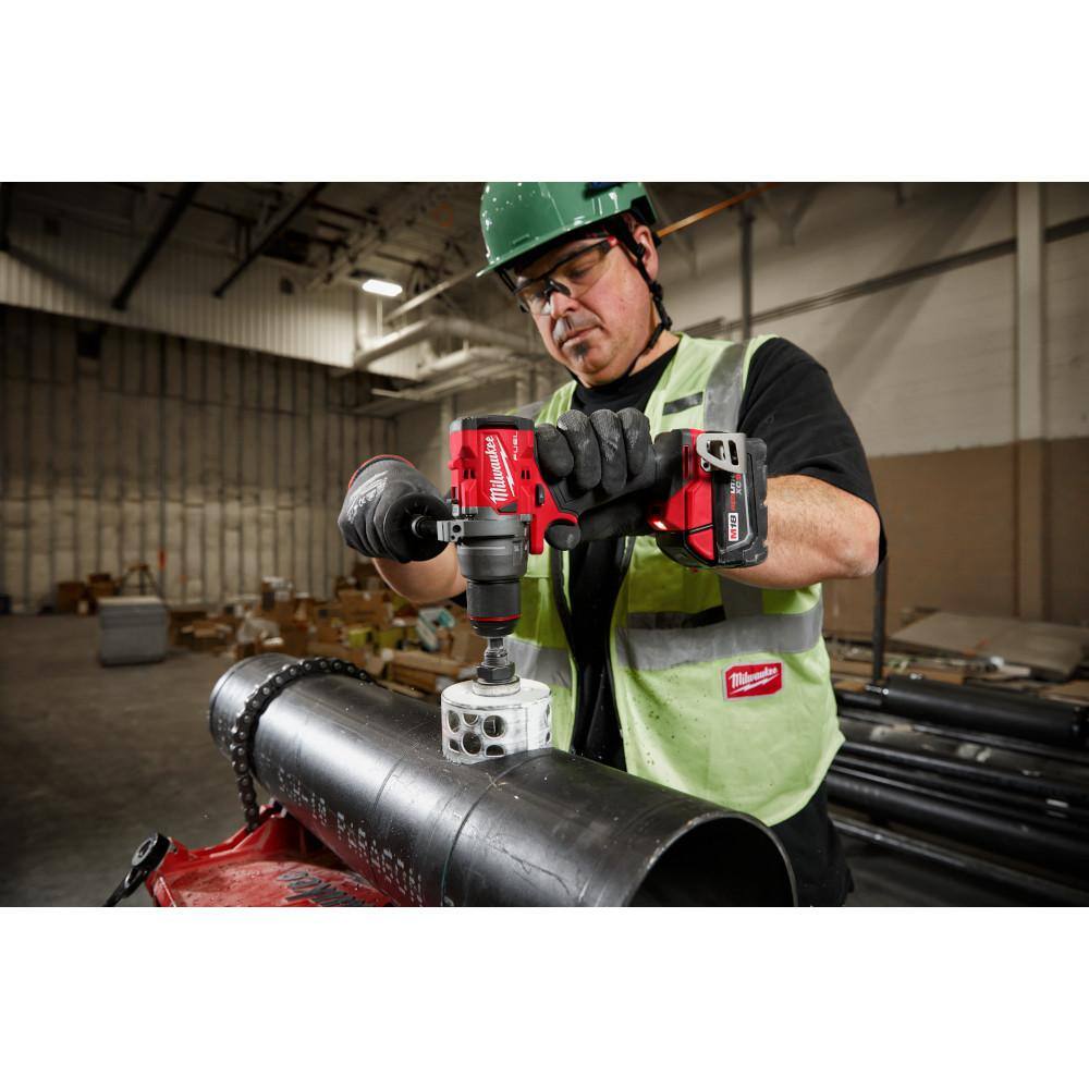 MW M18 FUEL 18-V Lithium-Ion Brushless Cordless 12 in. DrillDriver Kit with 6-12 in. Circular Saw 2903-22-2630-20