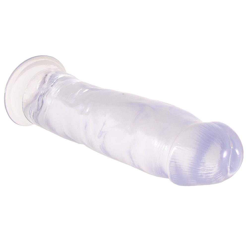 B Yours Thrill n' Drill 9 Inch Dildo in Clear