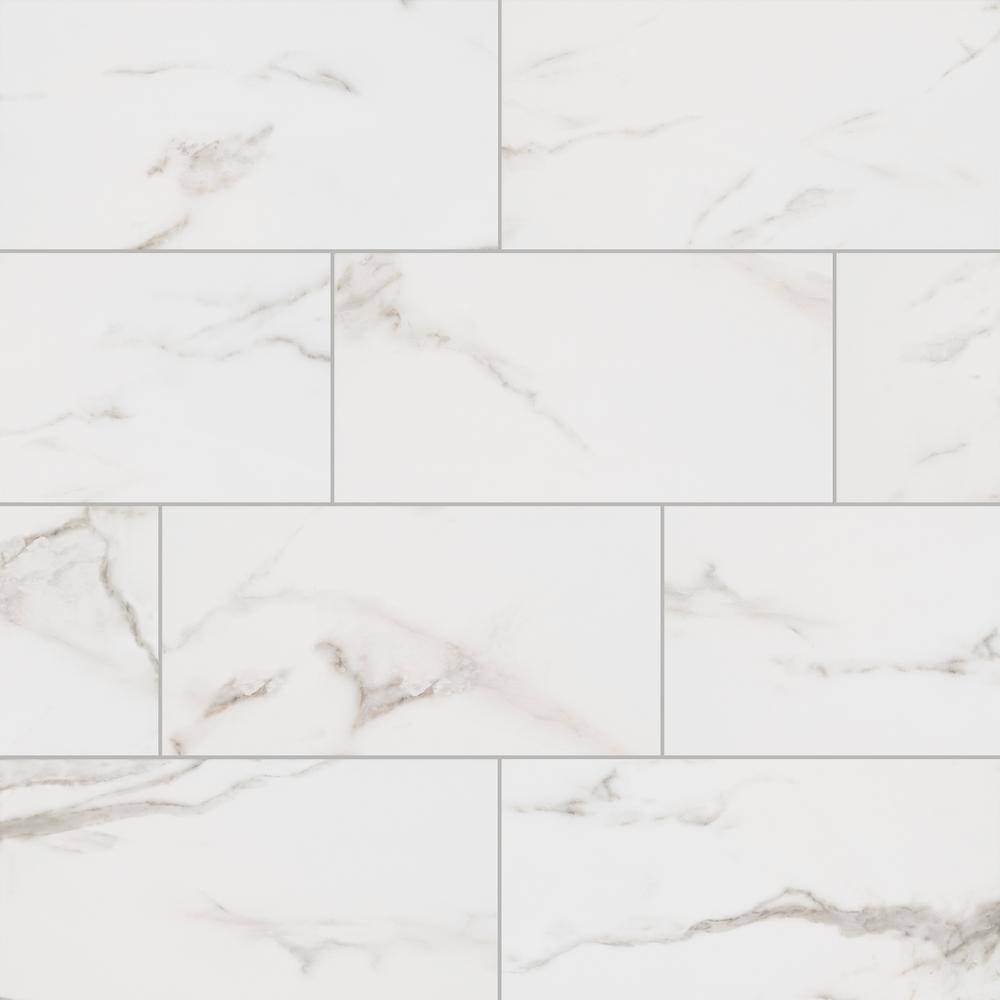 Florida Tile Home Collection Michelangelo White 9 in. x 18 in. Glossy Ceramic Wall Tile (21.8 sq. ft.Case) CHDEZEN109X18