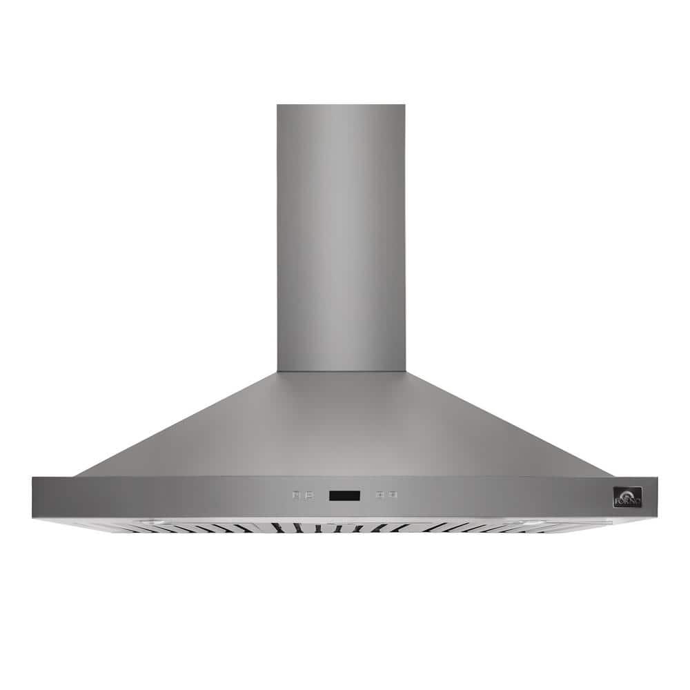 Forno Siena 36 in Convertible Wall Mount Range Hood in Stainless