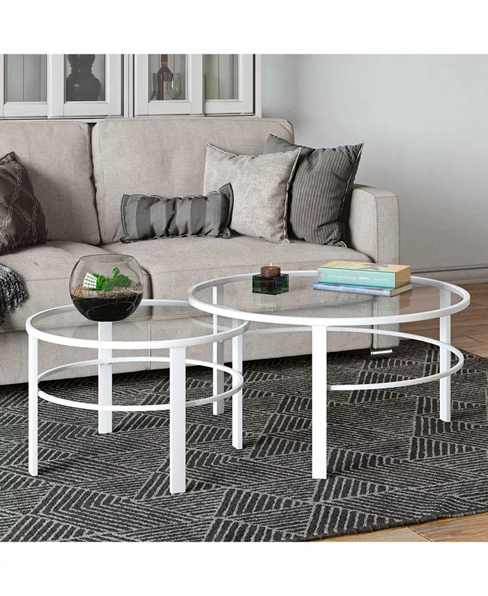 Hudson and Canal Gaia Nesting Coffee Table Set of 2