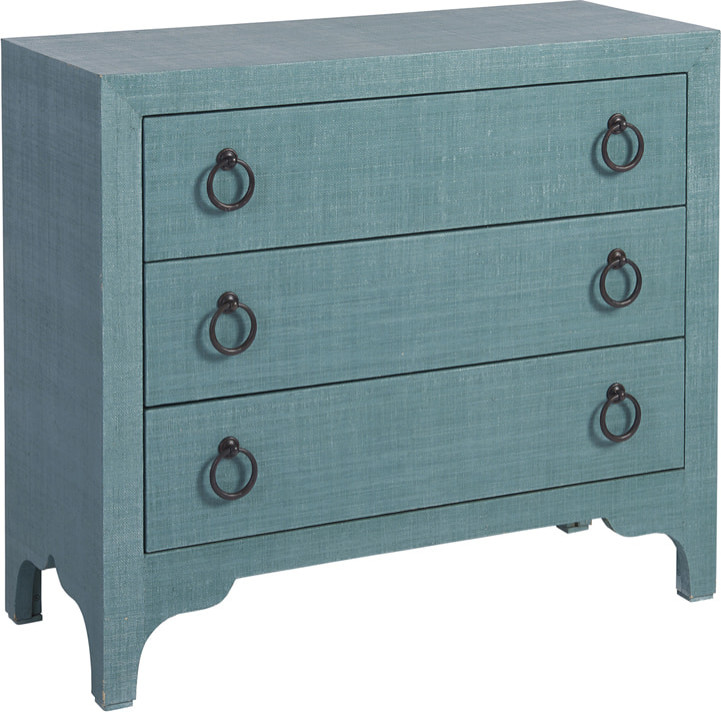 Balboa Island Raffia Hall Chest   Transitional   Accent Chests And Cabinets   by HedgeApple  Houzz