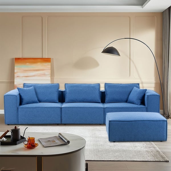 Williamspace Modern Upholstered Sectional Sofa for Living Room