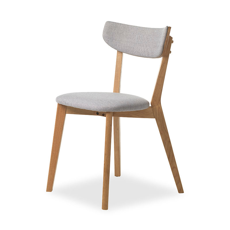 INARI Dining Chair - Oak & Light Grey