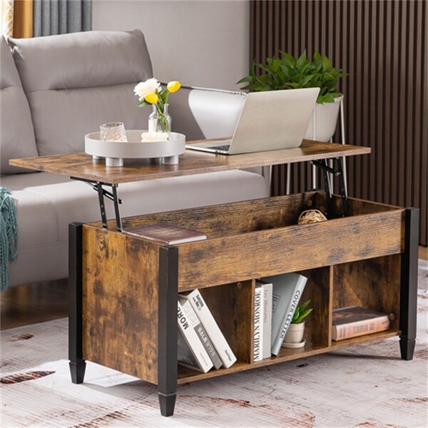 Living Room Furniture Lift Top Storage Coffee Table