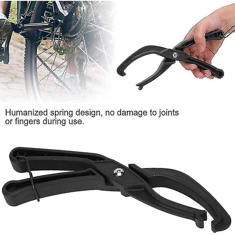 Bike Tire Lever， Bike Tire Pick Tool Nylon Mountain Bike Tire Clamp Tire Repair Pliers The Black