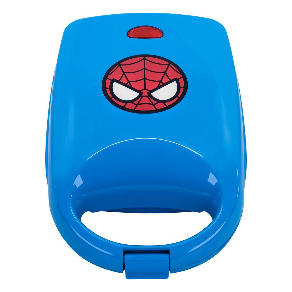 Uncanny Brands Marvel Spider Man Blue 500-Watt Single Sandwich Maker PP2-MVC-SMC