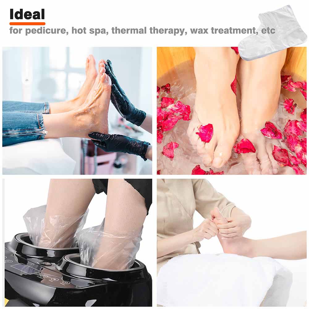 Yescom Detox Foot Bath Liners Foot Massager Booties Covers 200ct/Pack