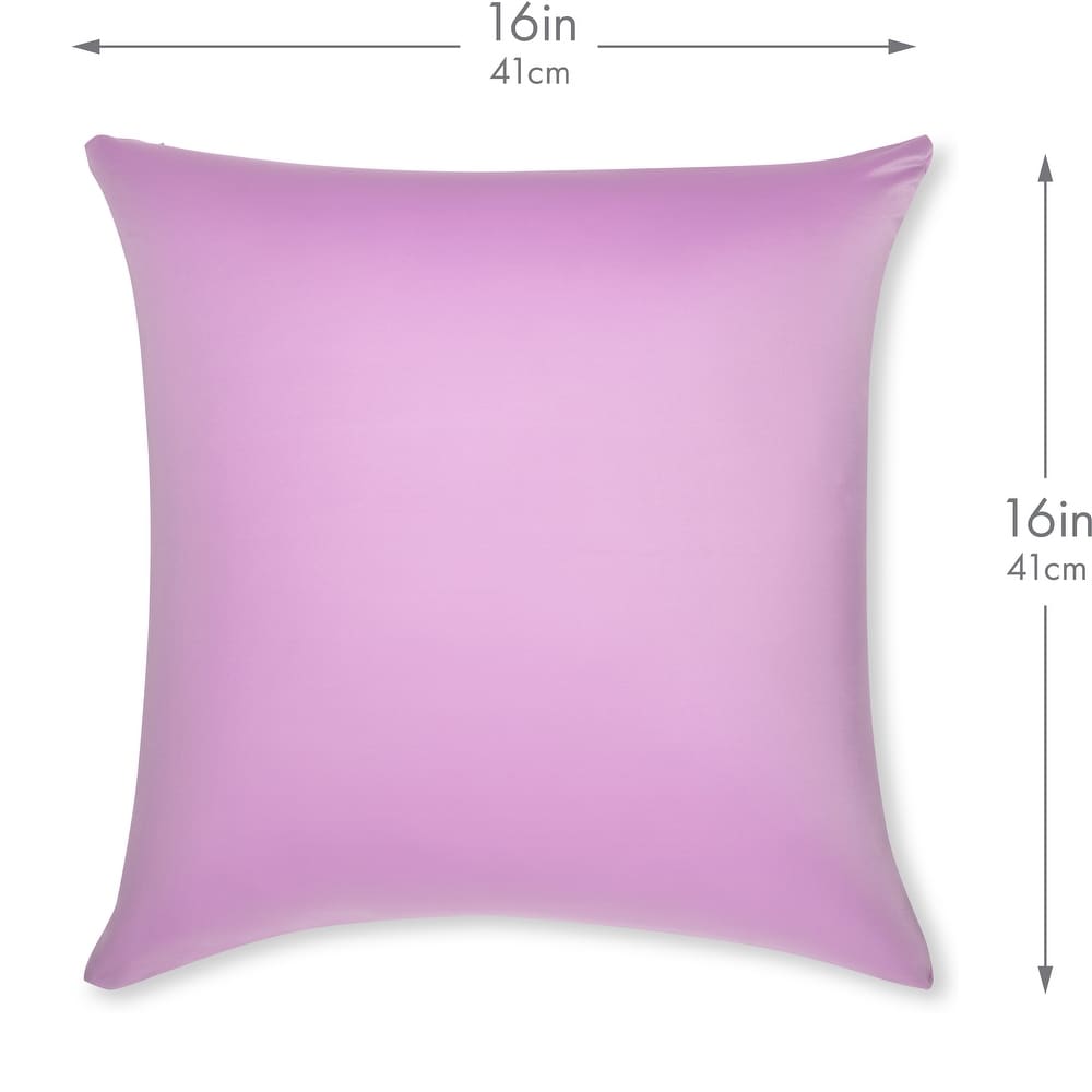 Throw Pillow Cozy Soft Microbead Purple: 1 Pc