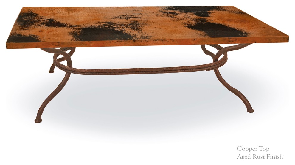 Woodland Coffee Table With Top   Coffee Tables   by Timeless Wrought Iron  Houzz