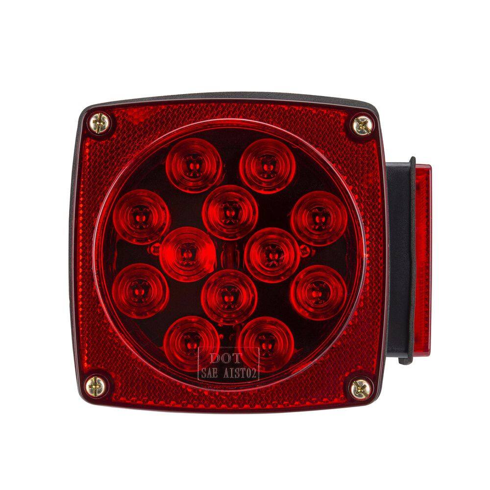 TowSmart ProClass 80 in. Under Submersible 6-Function Curbside LED Red Rear Trailer Light 1447