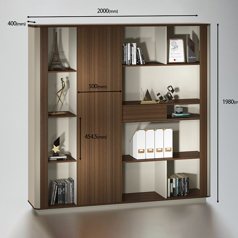 ANDERSON Display Unit 200cm - Australian Gold Oak & Beige