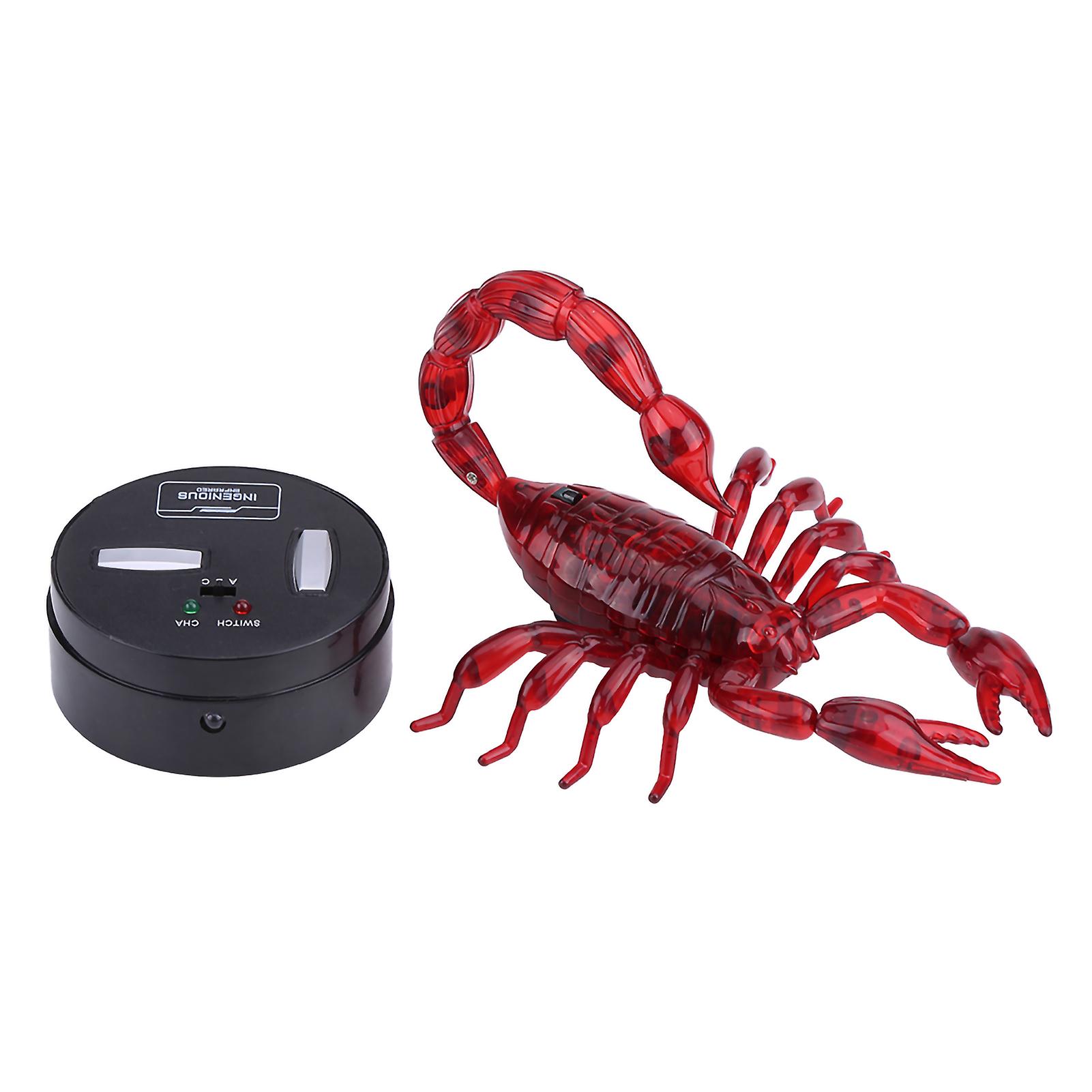 Infrared Remote Control Scorpion Model Toy Rc Animal Christmas Present Gift For Kids