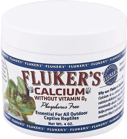 Fluker's Calcium without Vitamin D3 Outdoor Reptile Supplement