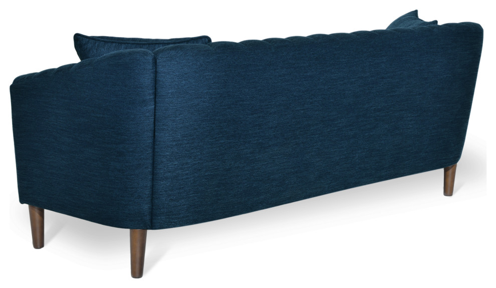 Susan Contemporary Fabric 3 Seater Sofa   Midcentury   Sofas   by GDFStudio  Houzz