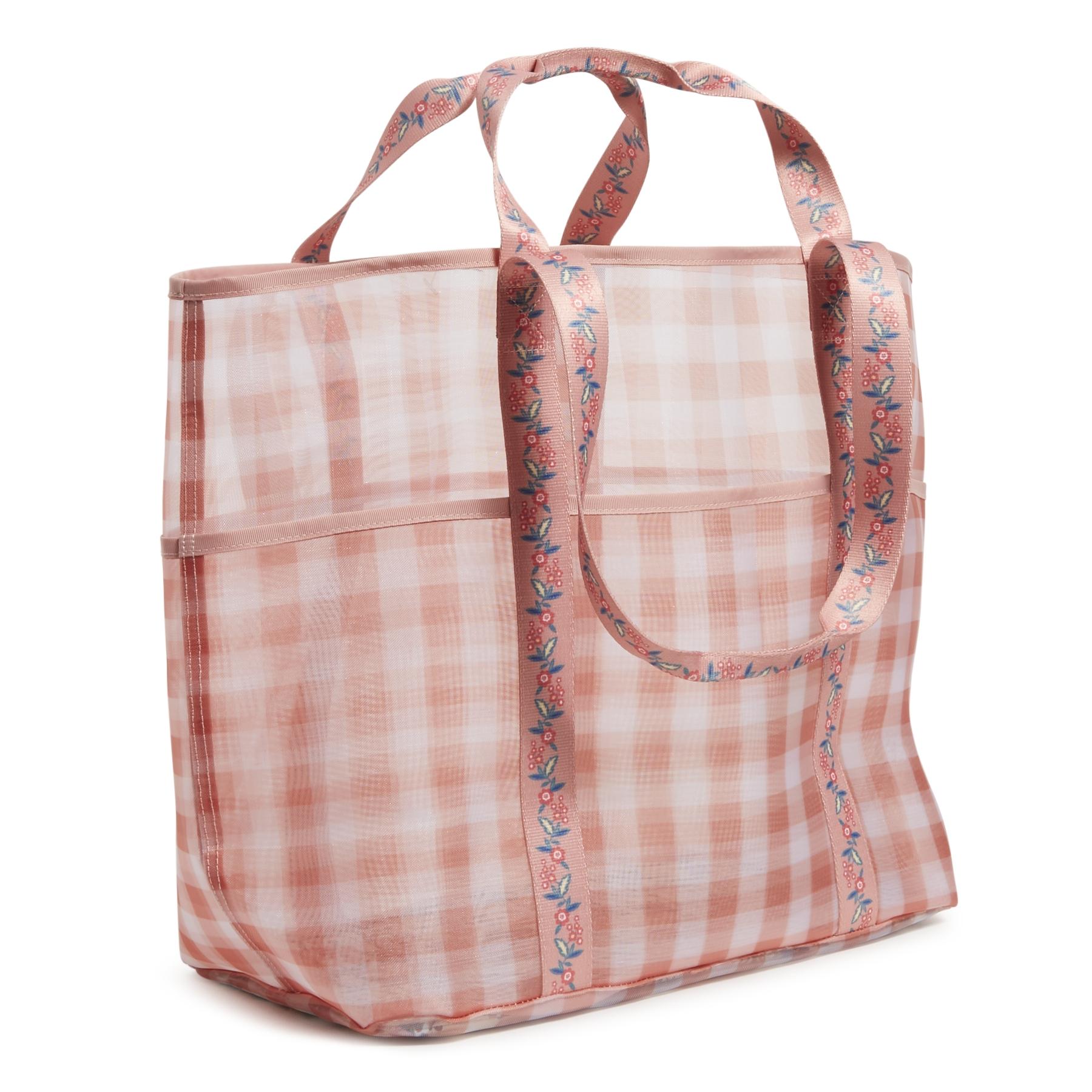 Mesh Multi-Pocket Tote Bag