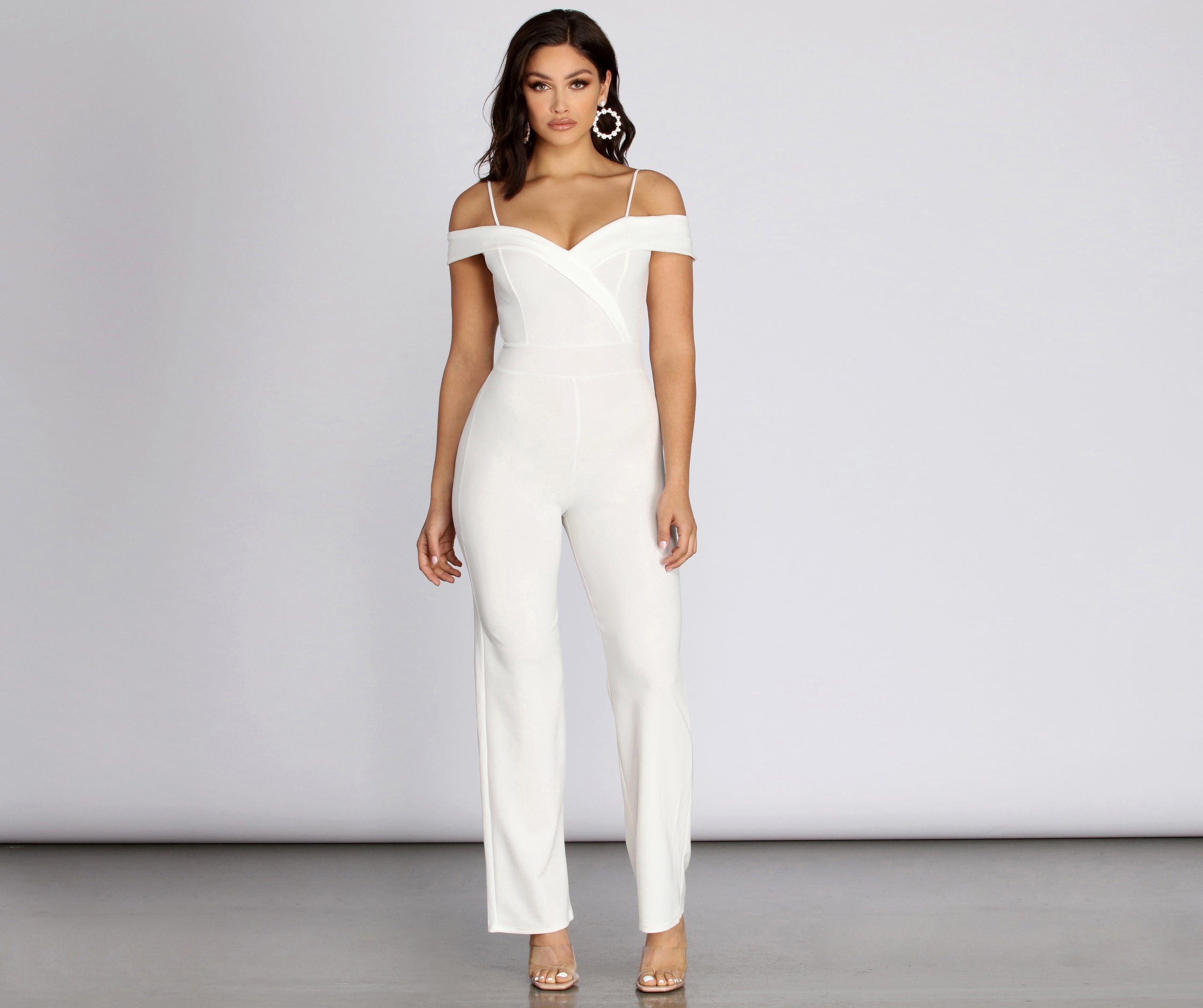 The Whole Package Off Shoulder Jumpsuit