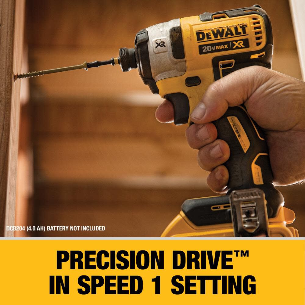 DEWALT 20 V MAX XR Brushless 1/4 In. 3-Speed Impact Driver DCF887D2 from DEWALT