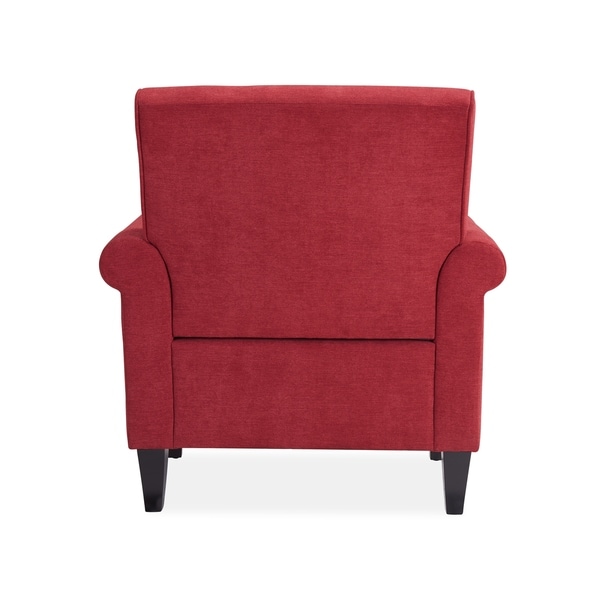 Copper Grove Herve Brick Red Velvet Traditional Arm Chair