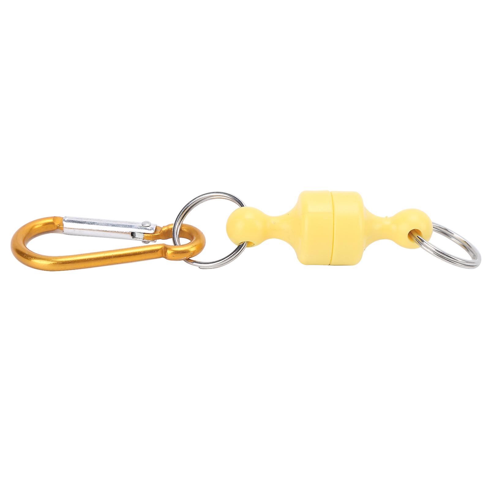 Strong Magnetic Release Holder Carabiner Aluminium Net Release Clip Keychain For Outdoors