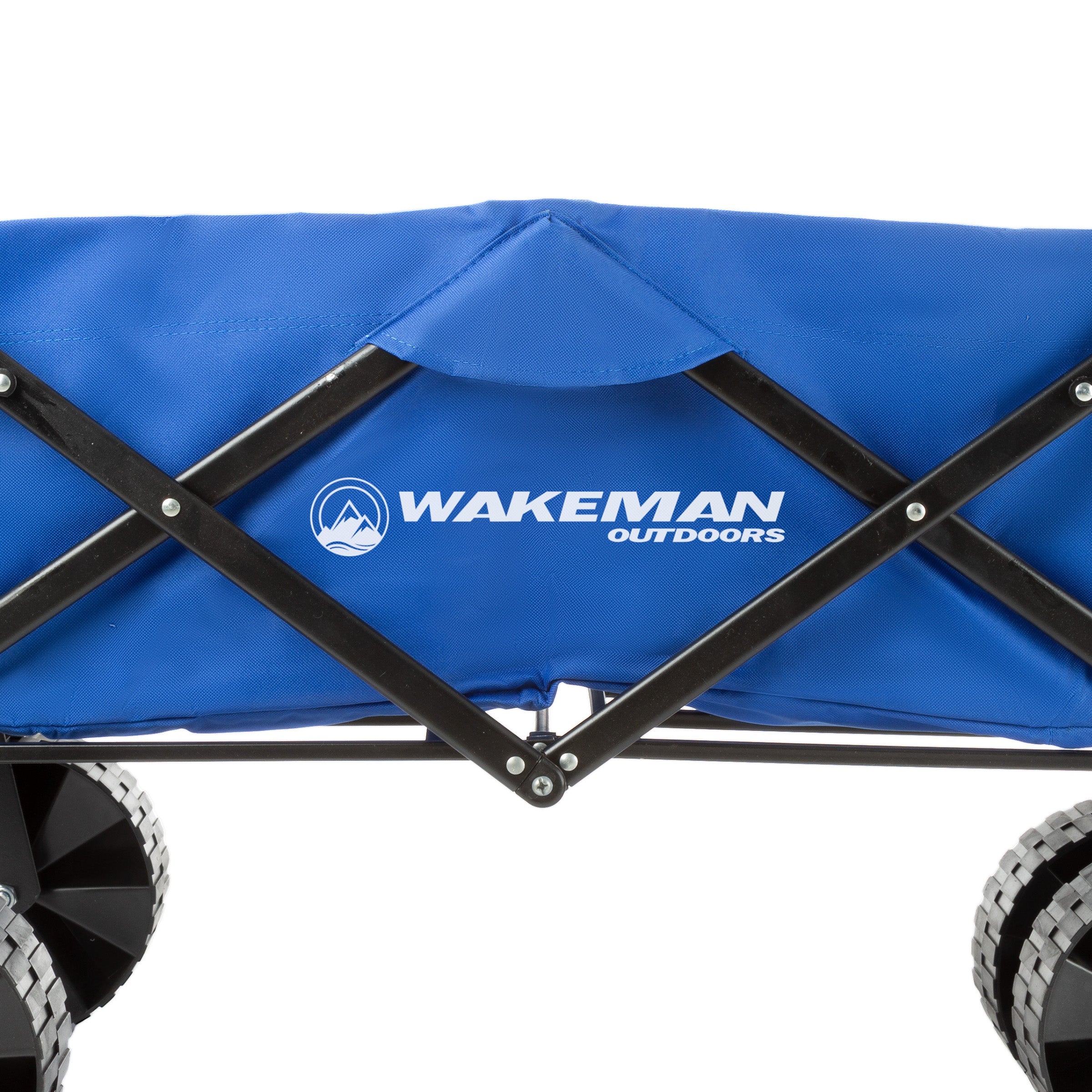 Folding Wagon – All-Terrain Utility Pull Wagon, For Camping by Wakeman Outdoors