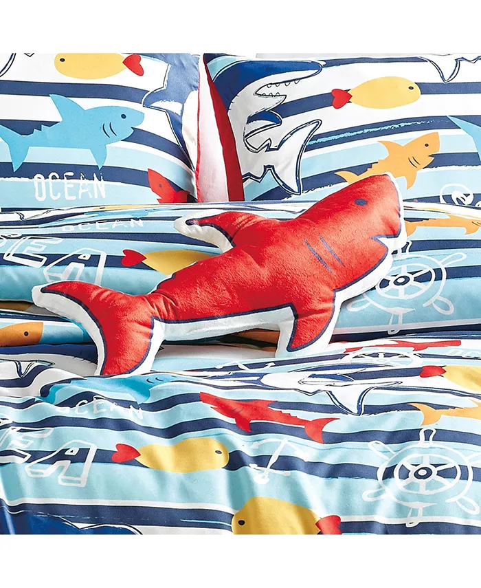 MarCielo Kids Girls Boys Comforter Set Ocean Life