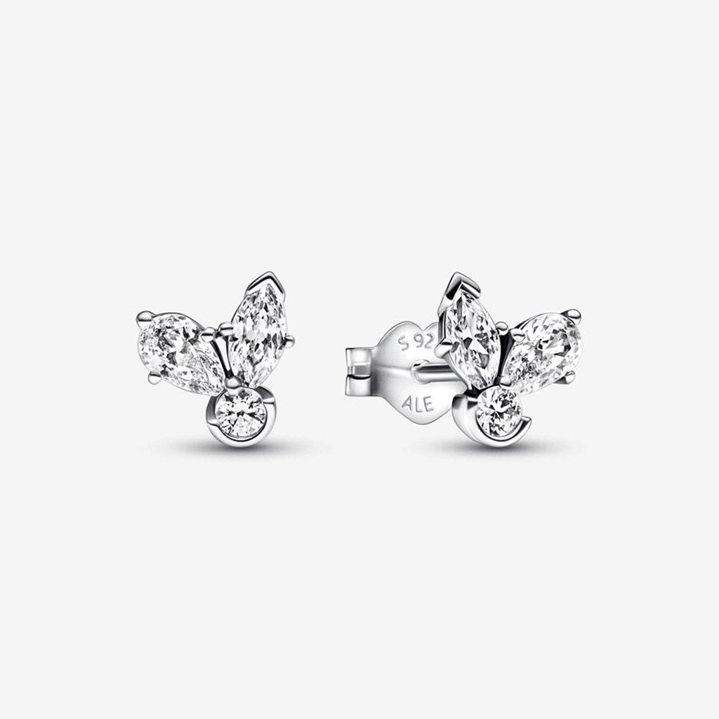 PANDORA  Sparkling Herbarium Cluster Stud Earrings