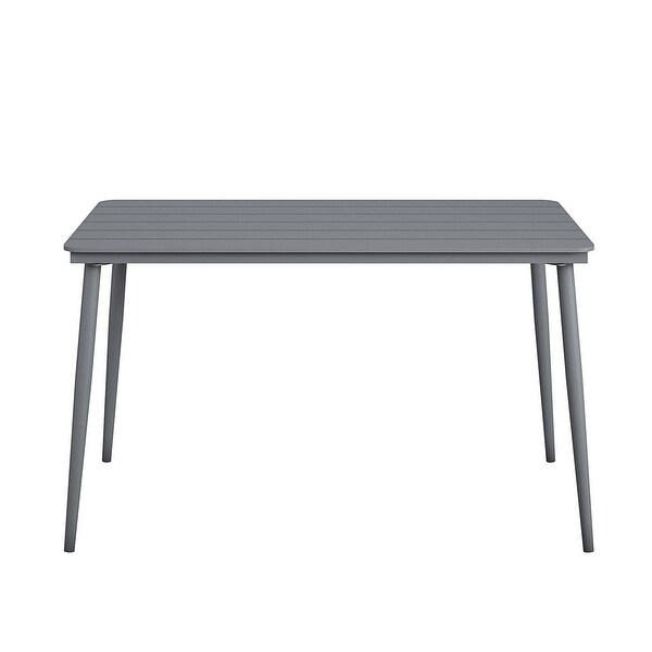 The Novogratz Poolside Gossip Collection April Rectangular Outdoor/Indoor Dining Table