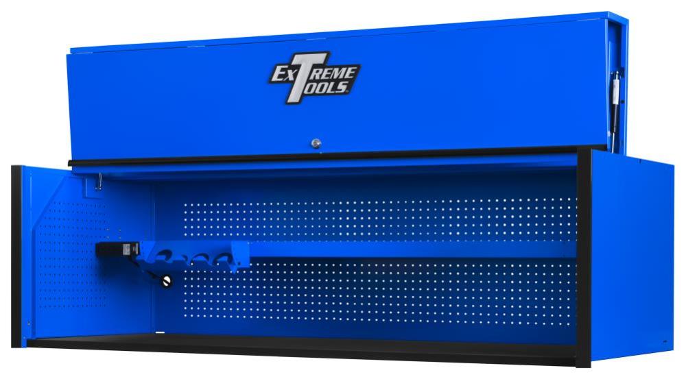 RX Series 72 In. x 30 In. Deep Hutch - Blue w/Black Handle, Power Tool Rack