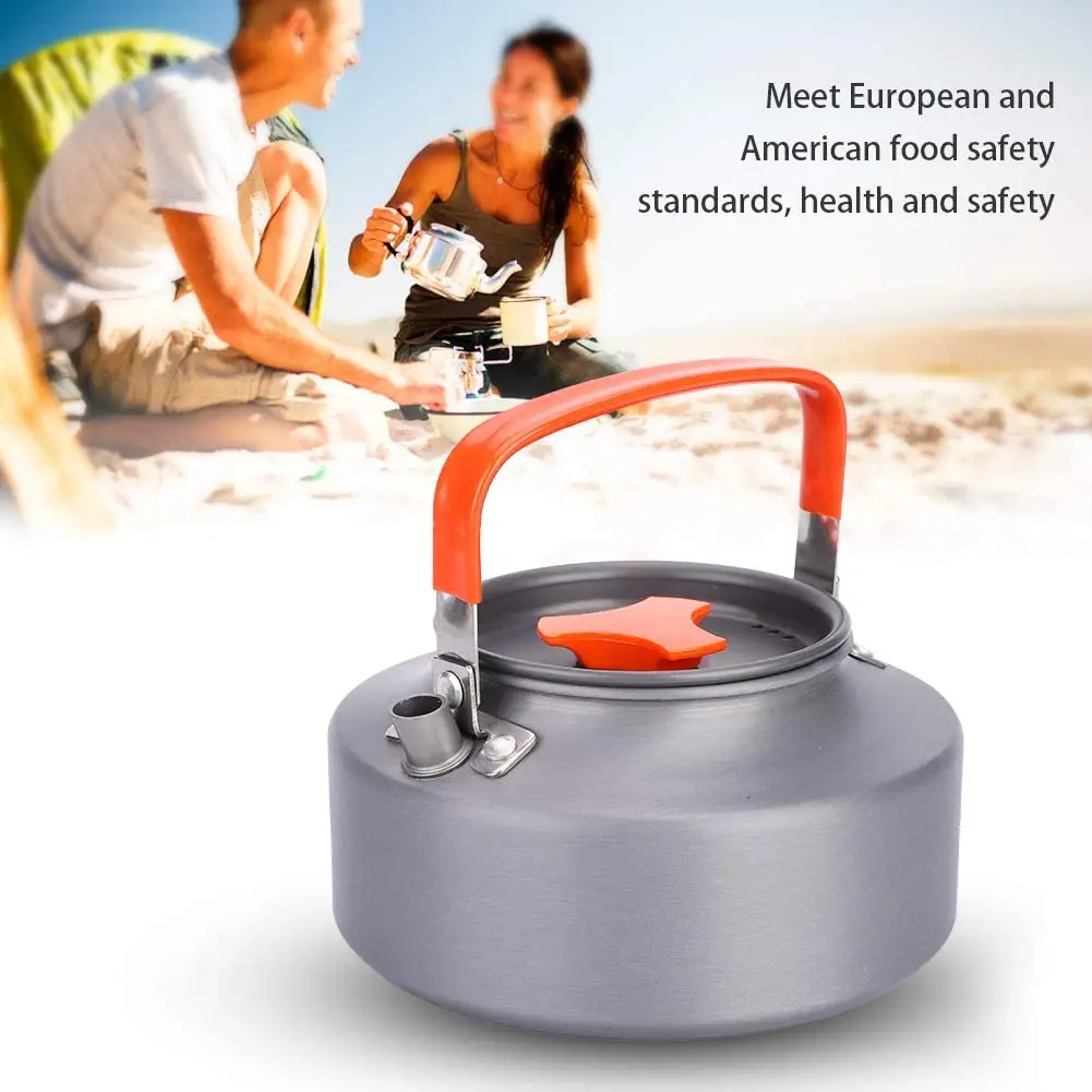 Ultra Light Outdoor Hiking Camping Picnic Water Kettle  Teapot  Coffee Pot   Compact  Quick Heat   Anti scalding