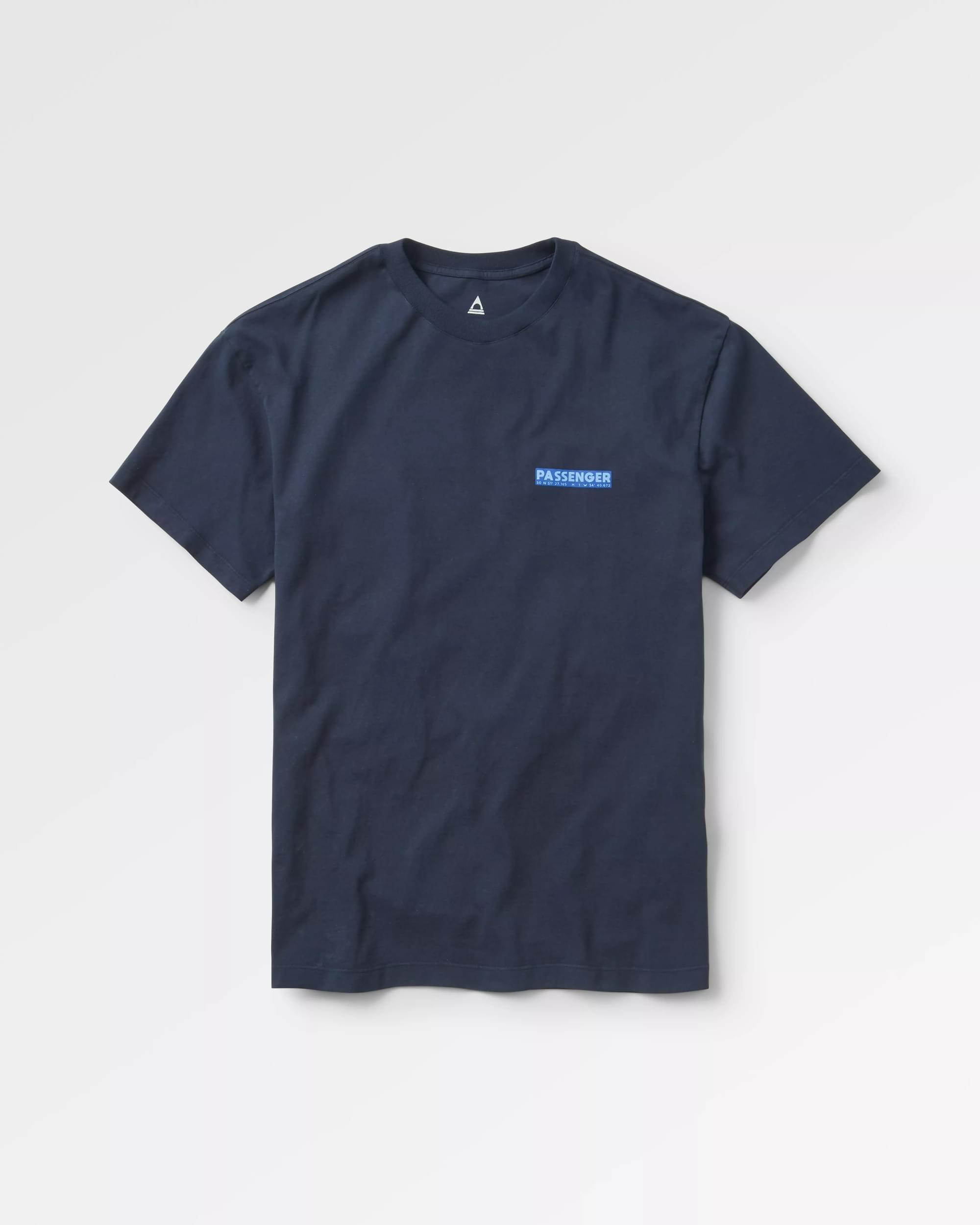 Distance Recycled Relaxed Fit T-Shirt - Deep Navy