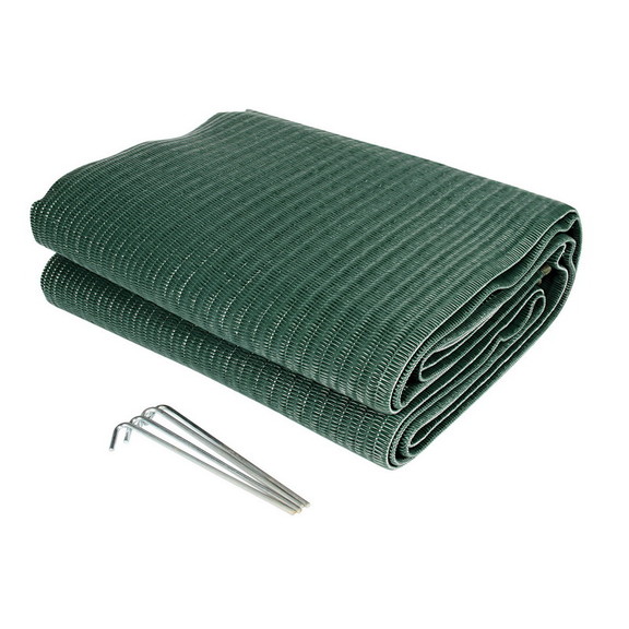 Camco 42880 Reversible Awning Leisure Mat   6' X 9...