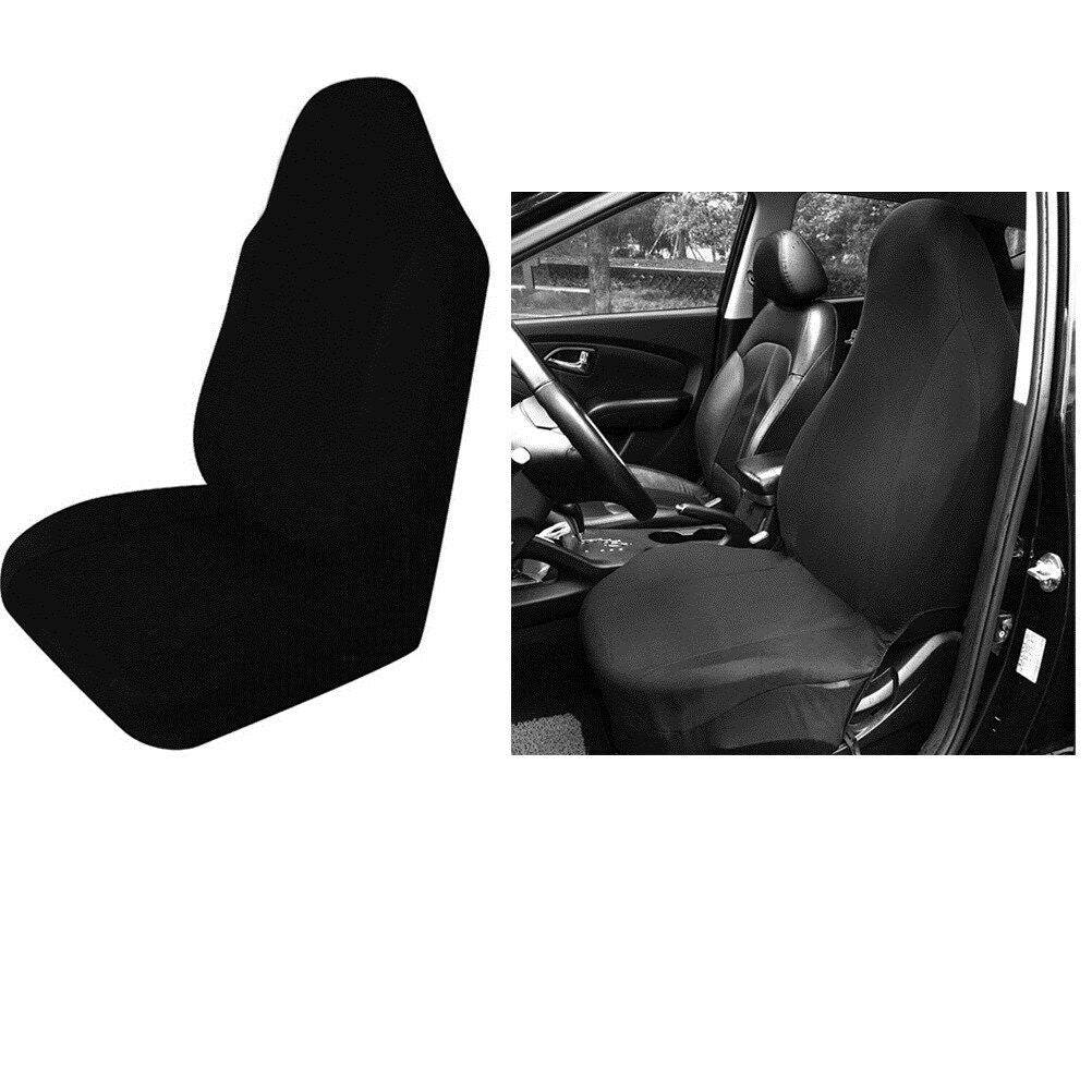 Universal Auto Car Seat Covers Anti Front Seat Covers Protector (Black)