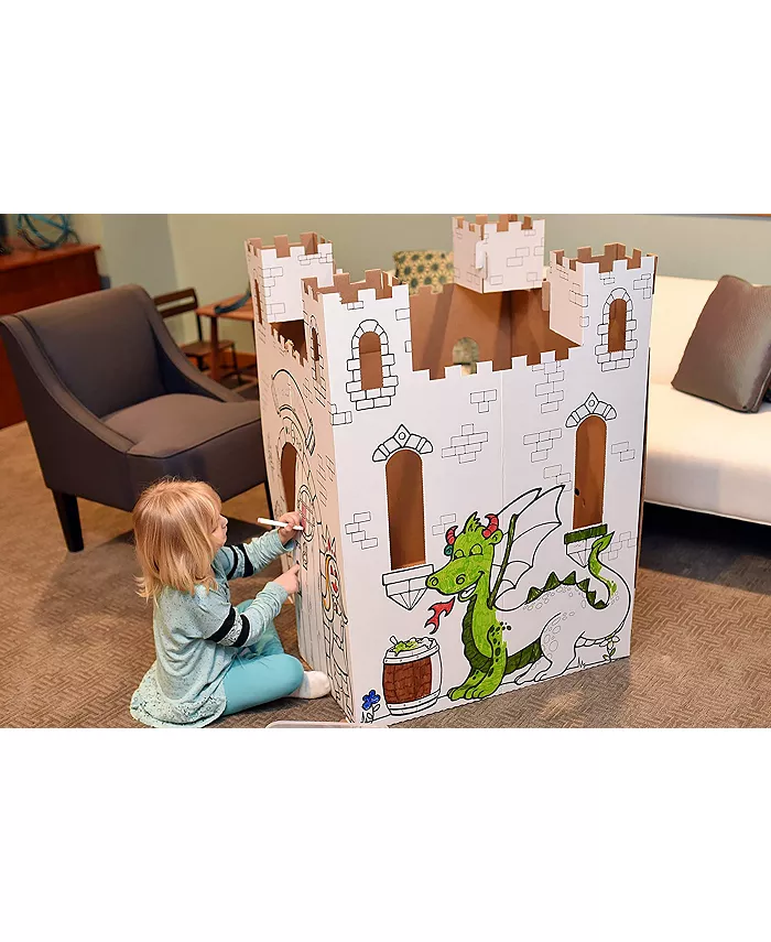 Easy Playhouse Fairy Tale Castle Cardboard Playhouse