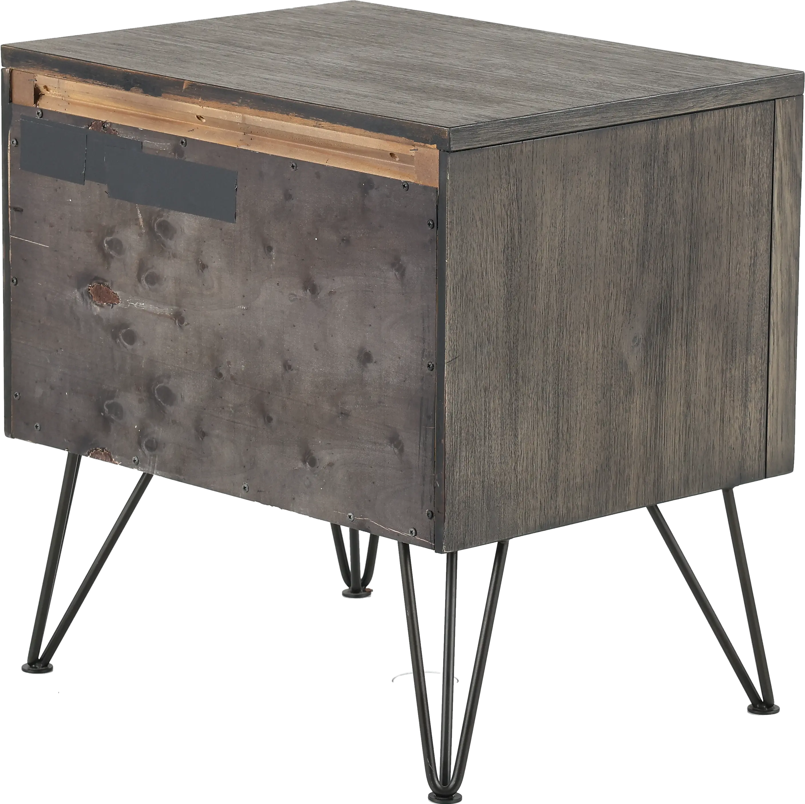 Urbanite Gray Nightstand