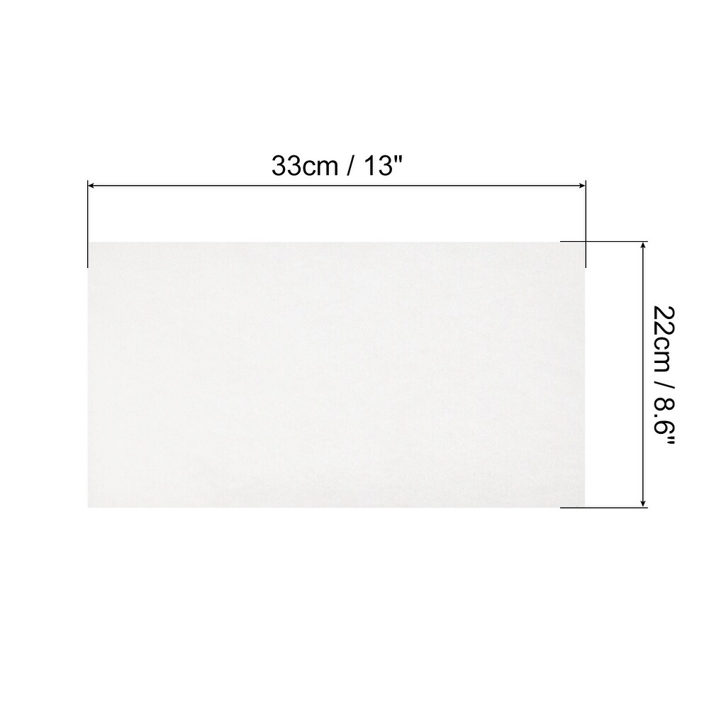 Parchment Paper Sheets  100pcs Rectangle Non Stick Baking Paper  White