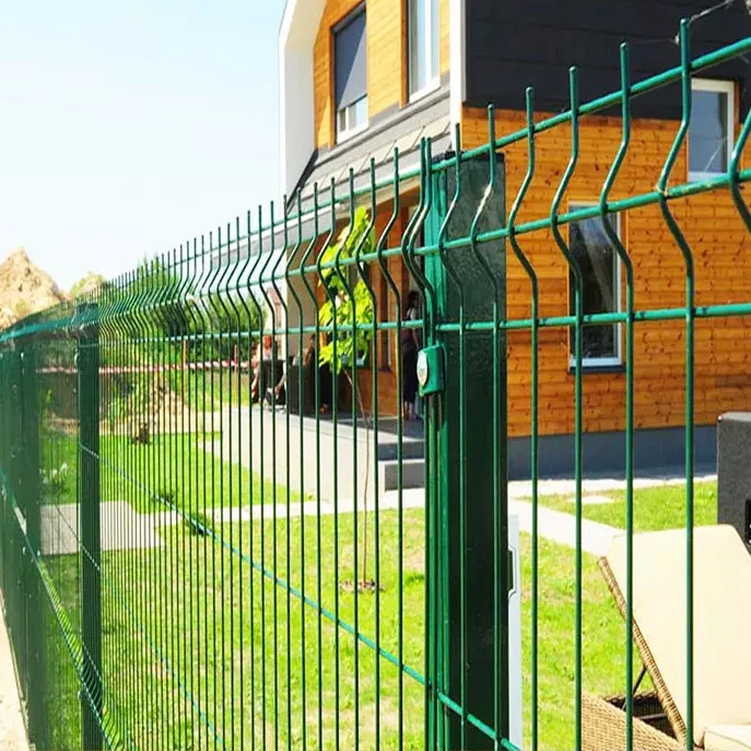 Fence Garden Buildings Supplies Outdoor Metal Material 3D Bending Curved Welded Steel Wire Mesh Fence