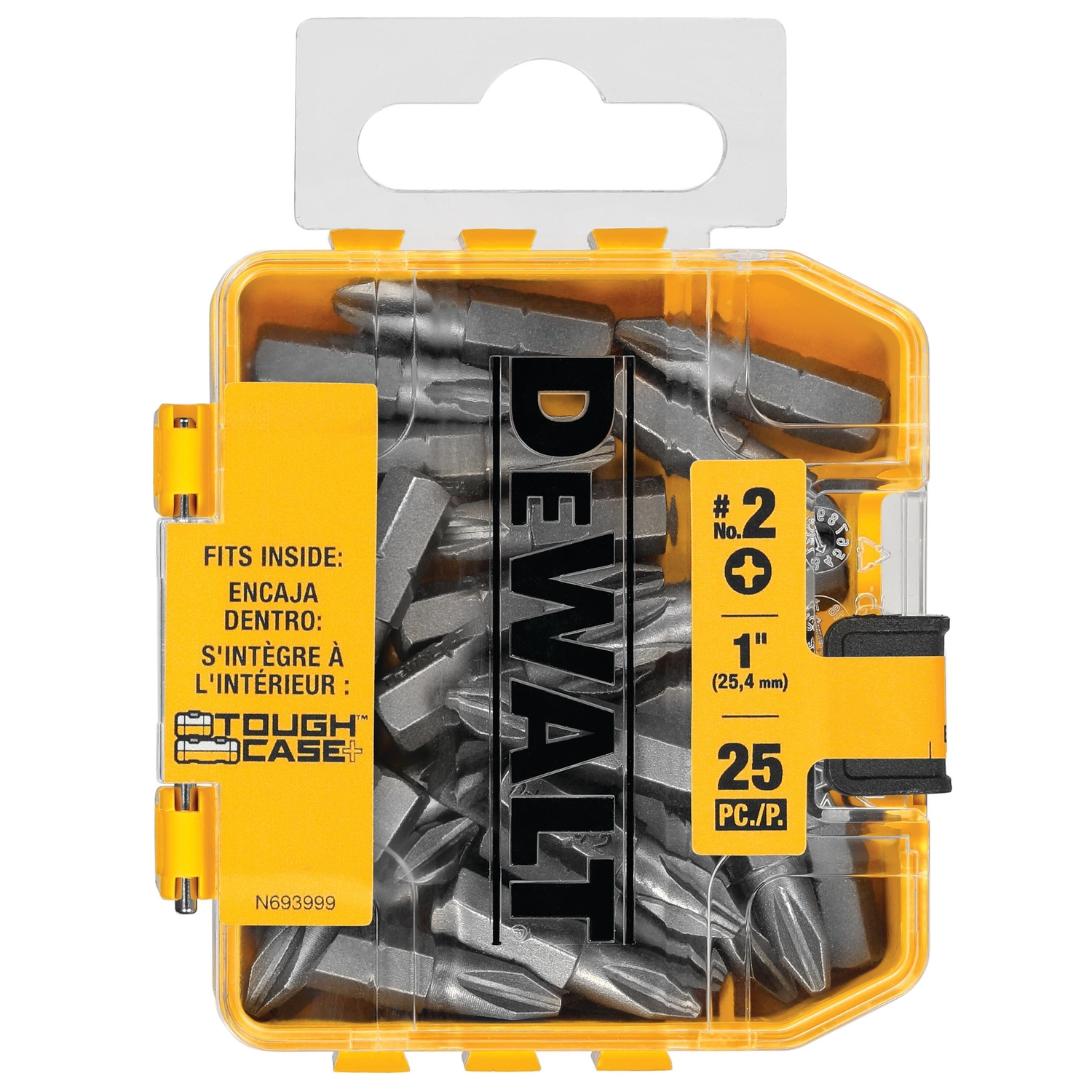 DW Phillips #2 X 1 in. L Insert Bit Tip Heat-Treated Steel 25 pc