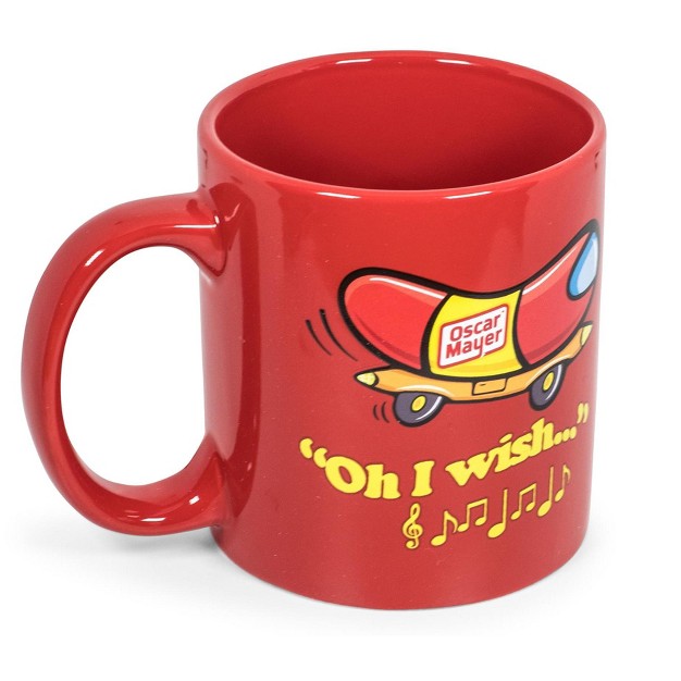 Toynk Oscar Mayer Hot Dog Logo Ceramic Coffee Mug Holds 16 Ounces