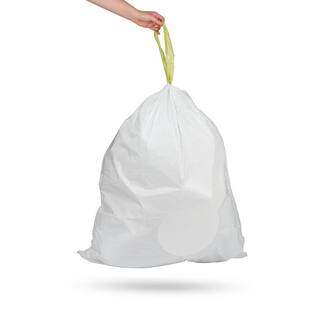 NINESTARS 21 Gal. Large Kitchen Drawstring Closure Trash Bags (45-Count) NSTB-21-45