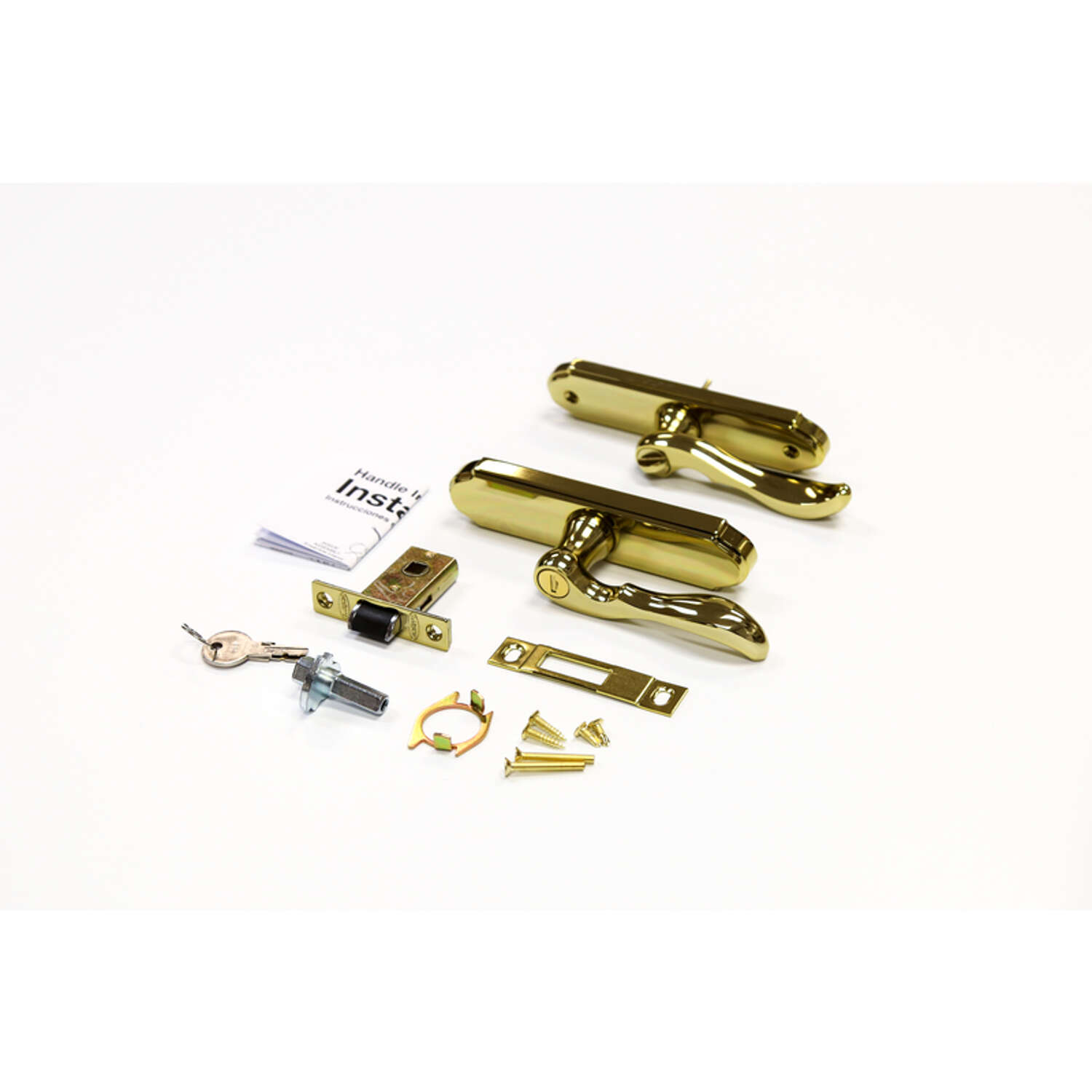 Larson M2 Bright Brass Gold Zinc Mortise Latch 1 pk