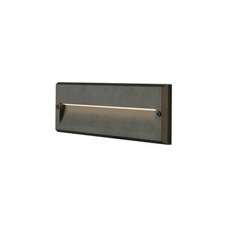 Hampton Bay 73-Lumen 10.6 in. Low Voltage Black Integrated LED Deck Light JAO2601L