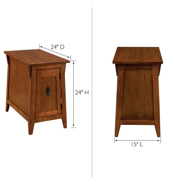 Leick Home Mission Cabinet End Table