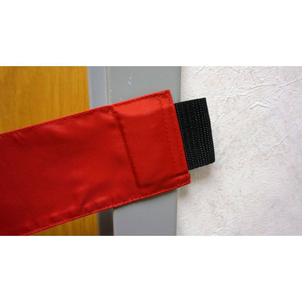 Magnetic Door Barrier Nylon Stop Do Not Enter Safety Banner with Magnetic Ends. Fits up to a 51 in. Extra-Wide Doorway SDE-L-01