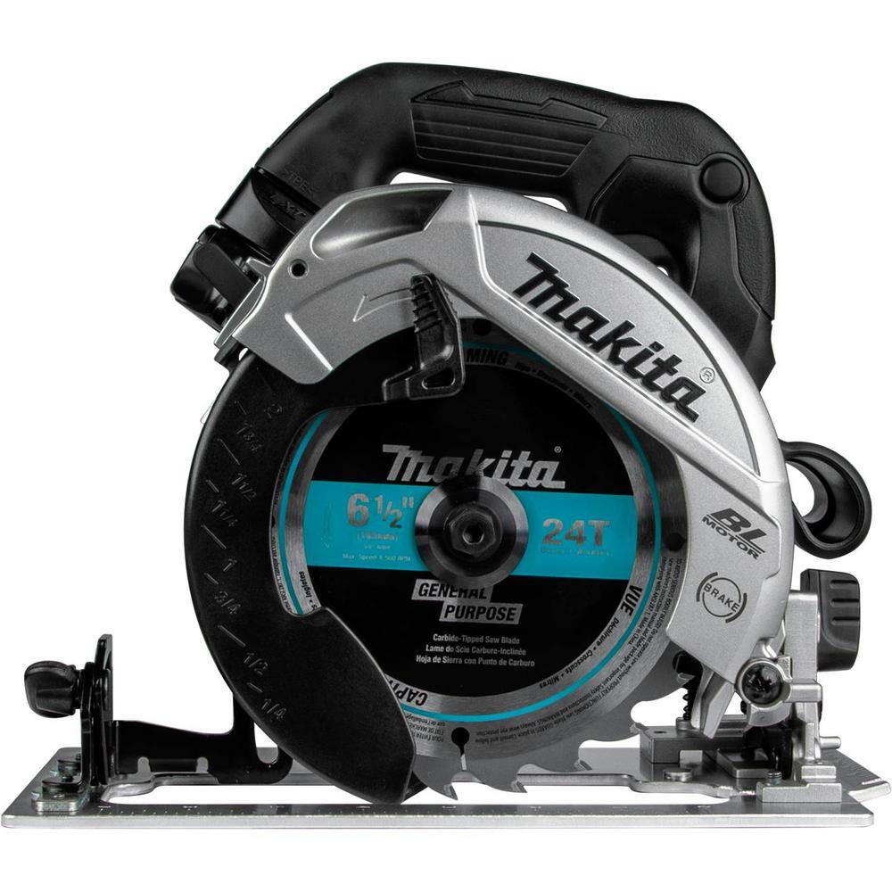 Makita 18V 6-12 in. LXT Sub-Compact Lithium-Ion Brushless Cordless Circular Saw Kit (2.0 Ah) XSH04RB