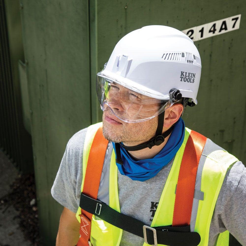 Safety Helmet Visor， Clear ;