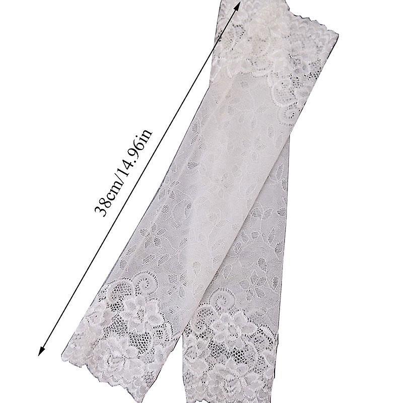 Women Sexy Lace Covered Arm Sleeve Gloves