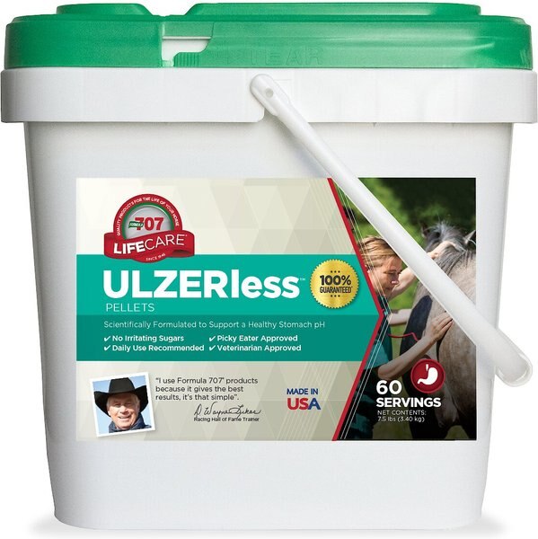 Formula 707 ULZERless Digestive Health Hay Flavor Pellets Horse Supplement